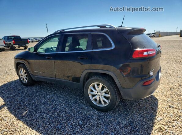 1C4PJMDB9HW536940 2017 JEEP CHEROKEE Черный Задняя левая четверть