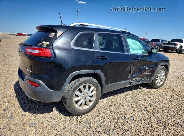 1C4PJMDB9HW536940 2017 JEEP CHEROKEE Черный Задняя правая четверть