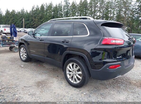 1C4PJMDB9HW622569 2017 JEEP CHEROKEE Black Tył lewy