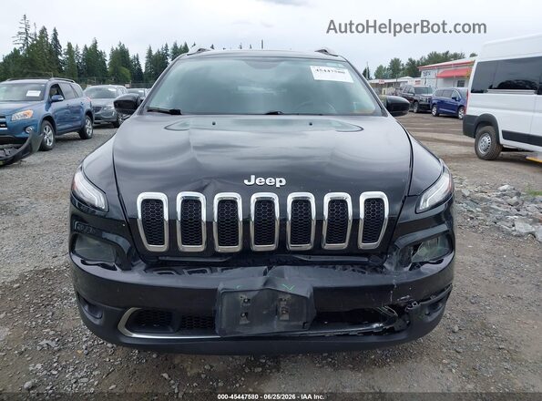 1C4PJMDB9HW622569 2017 JEEP CHEROKEE Black Widok zestawu wskaźników