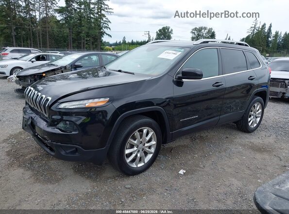1C4PJMDB9HW622569 2017 JEEP CHEROKEE Black Przód lewy
