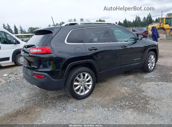 1C4PJMDB9HW622569 2017 JEEP CHEROKEE Black Tył prawy