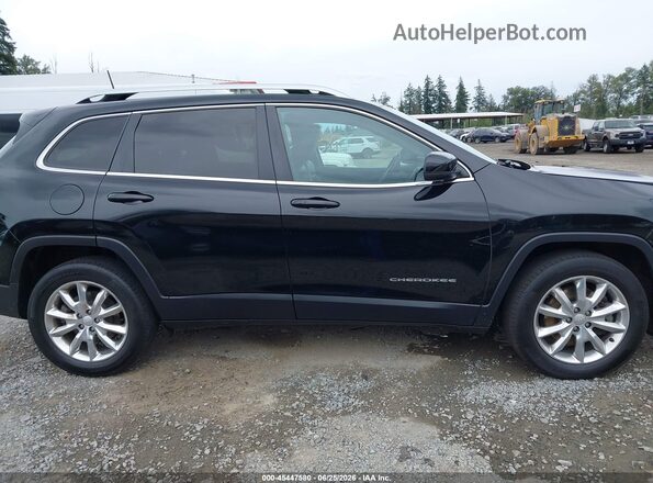 1C4PJMDB9HW622569 2017 JEEP CHEROKEE Black Widok wnętrza z tyłu
