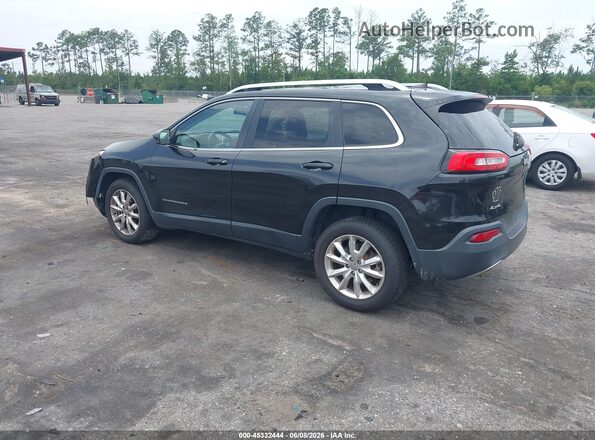 1C4PJMDBXGW151918 2016 JEEP CHEROKEE Black Tył lewy