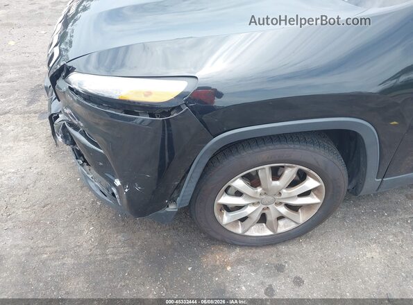 1C4PJMDBXGW151918 2016 JEEP CHEROKEE Black Widok z przodu