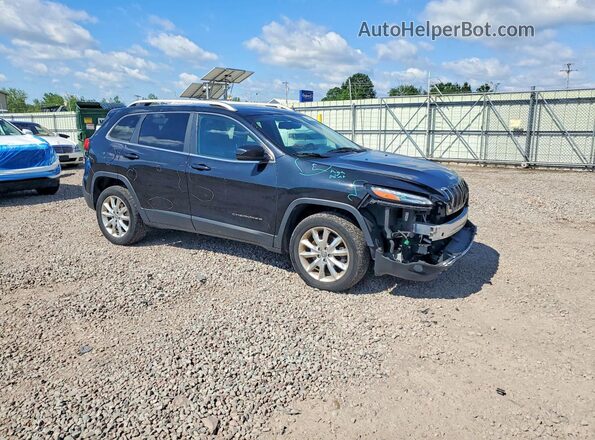 1C4PJMDBXHW519581 2017 JEEP CHEROKEE Black Delantero derecho