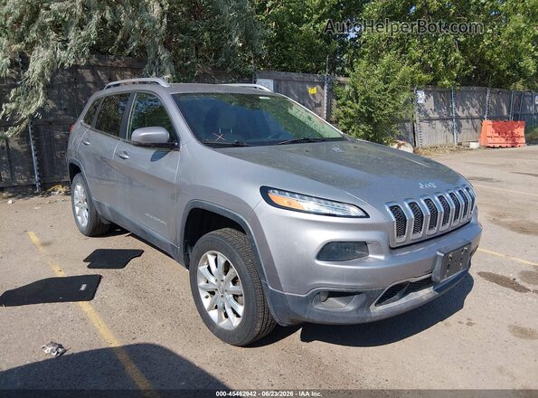 1C4PJMDBXHW563466 2017 JEEP CHEROKEE Gray Rear interior view