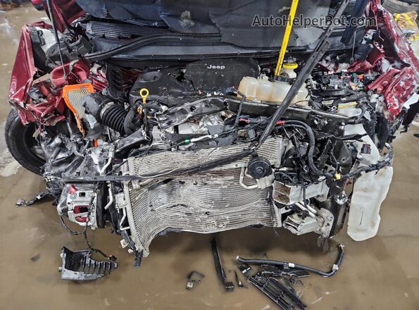 1C4PJMDN0LD544875 2020 JEEP CHEROKEE Красный Вид подкапотного пространства
