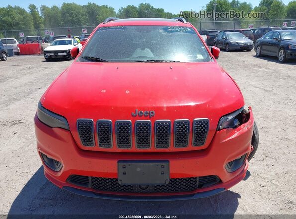 1C4PJMDN0MD170267 2021 JEEP CHEROKEE Orange Widok zestawu wskaźników