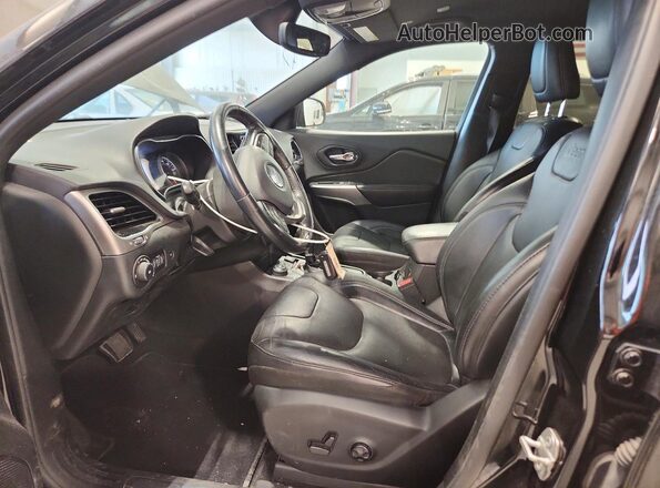 1C4PJMDN1LD544836 2020 JEEP CHEROKEE Black წინა სალონის ხედი
