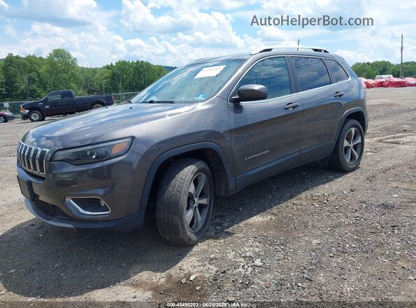 1C4PJMDN2KD237769 2019 JEEP CHEROKEE Gray Առջևի ձախ երեք քառորդ տեսարան