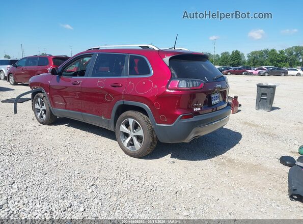 1C4PJMDN3LD646462 2020 JEEP CHEROKEE Burgundy Հետևի ձախ
