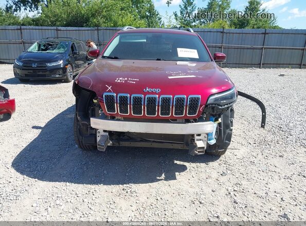 1C4PJMDN3LD646462 2020 JEEP CHEROKEE Burgundy Դիմացի տեսք