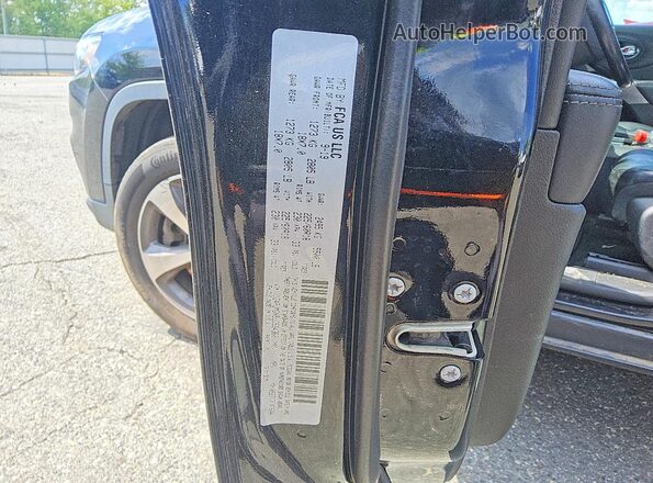 1C4PJMDN5LD534360 2020 JEEP CHEROKEE Black VIN კოდის სტიკერის ხედი