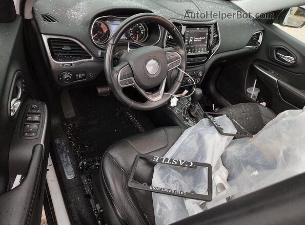 1C4PJMDN6LD557498 2020 JEEP CHEROKEE White Առջևի վահանակի տեսք