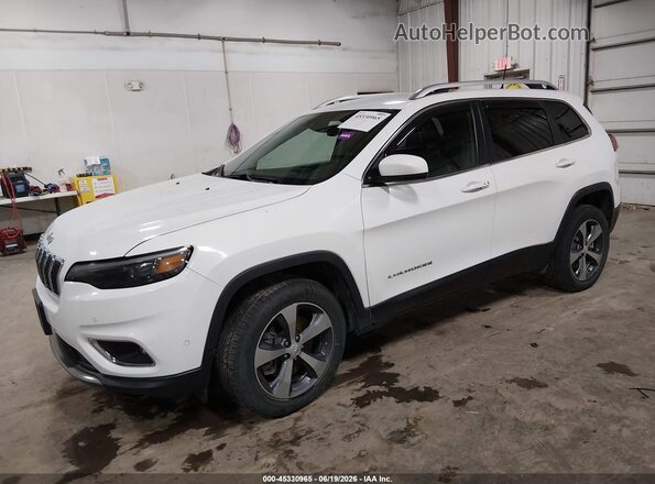 1C4PJMDN7KD179383 2019 JEEP CHEROKEE White Передня ліва чверть