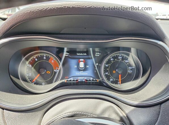 1C4PJMDN7KD292539 2019 JEEP CHEROKEE Серый Вид щитка приборов