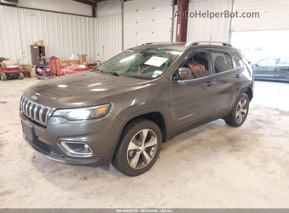 1C4PJMDN7LD608295 2020 JEEP CHEROKEE Gray Vista tres cuartos delantera izquierda