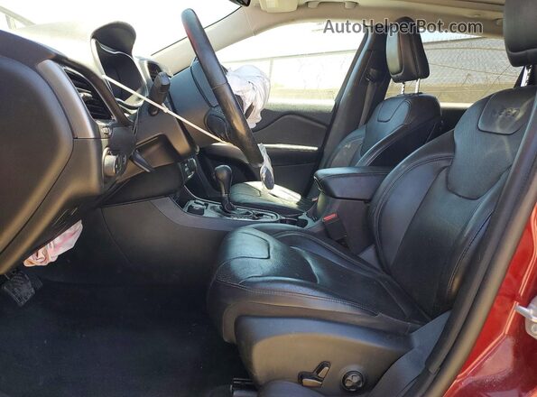1C4PJMDN9KD178820 2019 JEEP CHEROKEE Красный Вид салона спереди