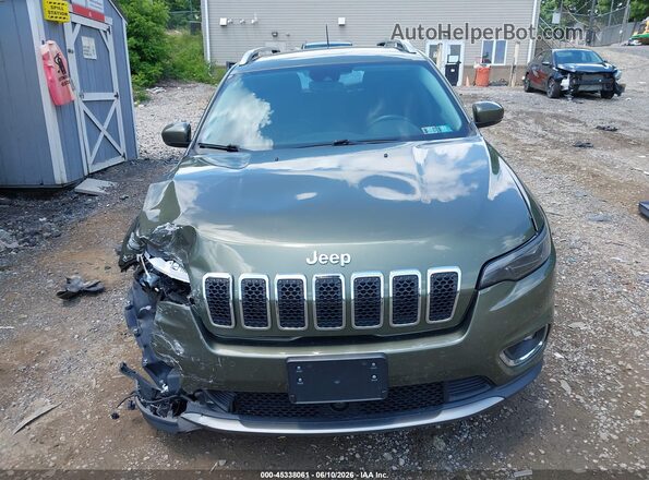 1C4PJMDN9KD180194 2019 JEEP CHEROKEE Green ხელსაწყოთა პანელის ხედი