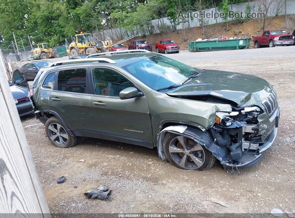 1C4PJMDN9KD180194 2019 JEEP CHEROKEE Green უკანა სალონის ხედი