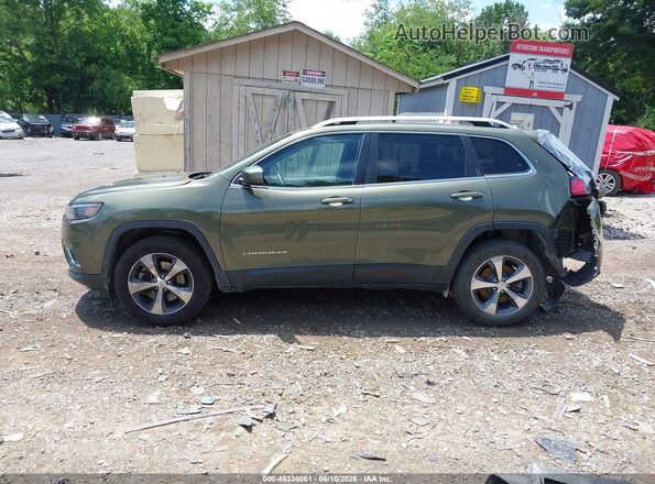 1C4PJMDN9KD180194 2019 JEEP CHEROKEE Green სალონის 360-გრადუსიანი ხედი