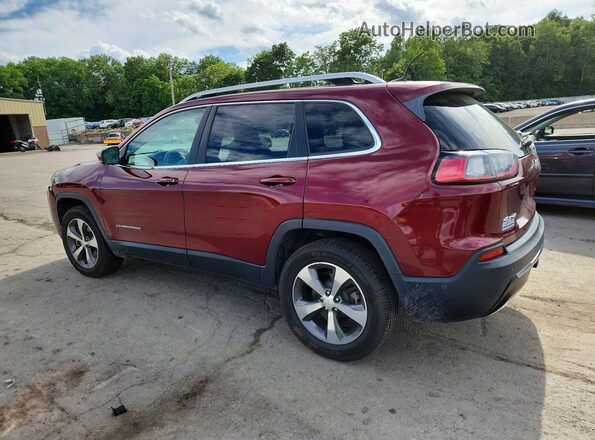 1C4PJMDN9KD214957 2019 JEEP CHEROKEE Красный Задняя левая четверть