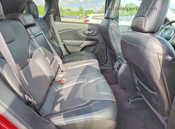 1C4PJMDN9KD214957 2019 JEEP CHEROKEE Красный Вид задней части салона
