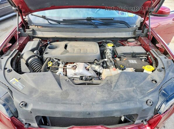 1C4PJMDN9KD214957 2019 JEEP CHEROKEE Красный Вид подкапотного пространства
