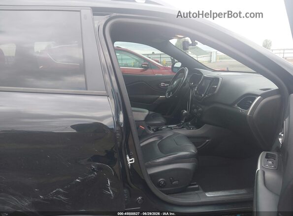 1C4PJMDNXKD341961 2019 JEEP CHEROKEE Black Front interior view