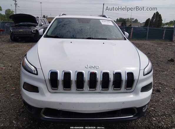 1C4PJMDS0GW169473 2016 JEEP CHEROKEE White Vista del cuadro de instrumentos