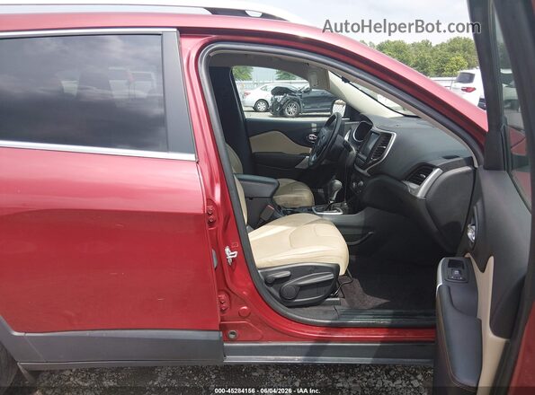 1C4PJMDS0HW609371 2017 JEEP CHEROKEE Красный Вид салона спереди