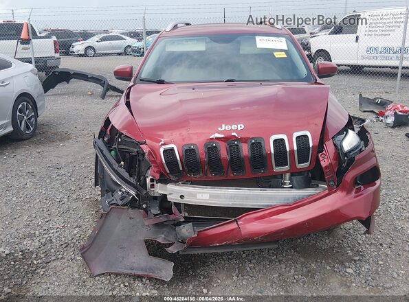 1C4PJMDS0HW609371 2017 JEEP CHEROKEE Красный Вид задней части салона