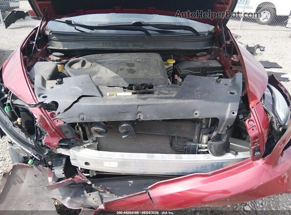 1C4PJMDS0HW609371 2017 JEEP CHEROKEE Красный Вид сзади