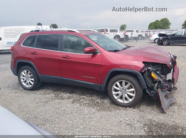 1C4PJMDS0HW609371 2017 JEEP CHEROKEE Красный Панорамный вид салона 360°