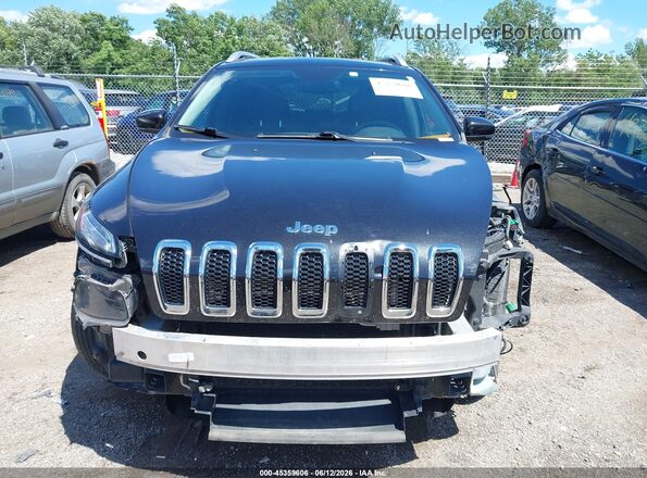 1C4PJMDS1GW251468 2016 JEEP CHEROKEE Black Rear interior view