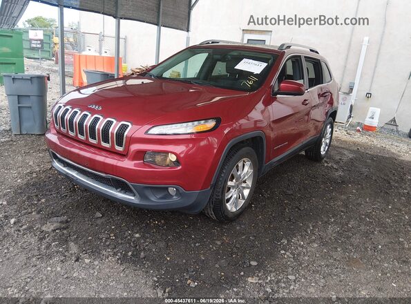 1C4PJMDS1GW365471 2016 JEEP CHEROKEE Red Przód lewy