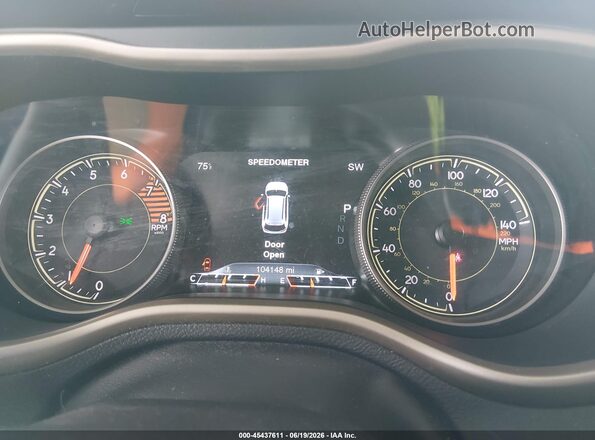1C4PJMDS1GW365471 2016 JEEP CHEROKEE Red Widok tylnych siedzeń