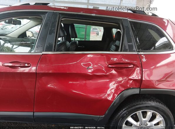 1C4PJMDS1GW365471 2016 JEEP CHEROKEE Red Widok z przodu