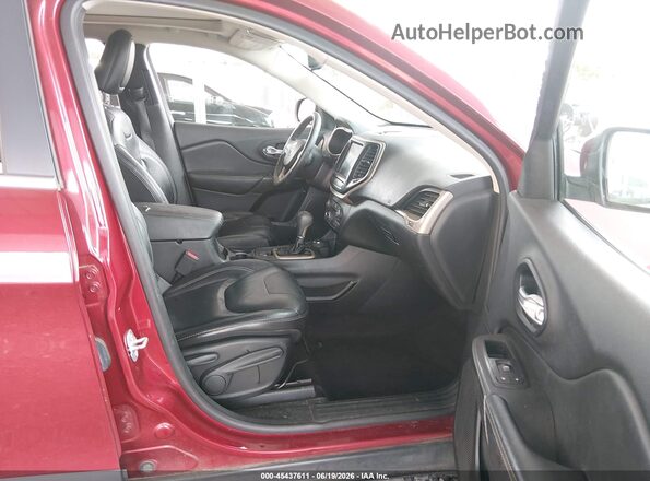 1C4PJMDS1GW365471 2016 JEEP CHEROKEE Red Widok wnętrza z przodu