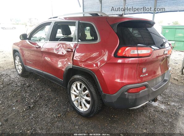 1C4PJMDS1GW365471 2016 JEEP CHEROKEE Red Tył lewy
