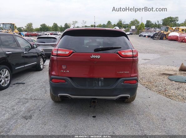 1C4PJMDS1GW365471 2016 JEEP CHEROKEE Red 