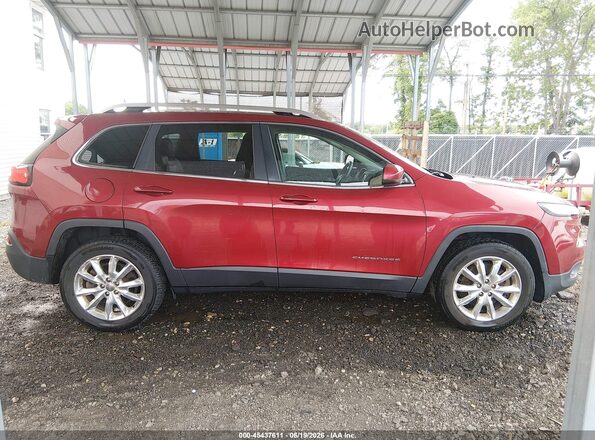 1C4PJMDS1GW365471 2016 JEEP CHEROKEE Red Widok wnętrza z tyłu