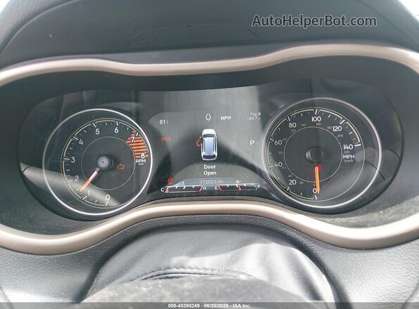 1C4PJMDS1HW593892 2017 JEEP CHEROKEE White Widok tylnych siedzeń