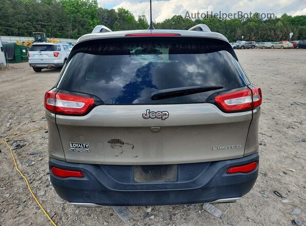 1C4PJMDS1HW657462 2017 JEEP CHEROKEE Brown Widok z tyłu