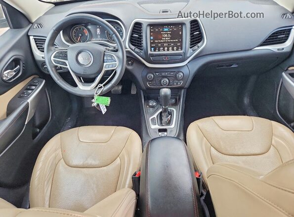 1C4PJMDS1HW657462 2017 JEEP CHEROKEE Brown Widok deski rozdzielczej
