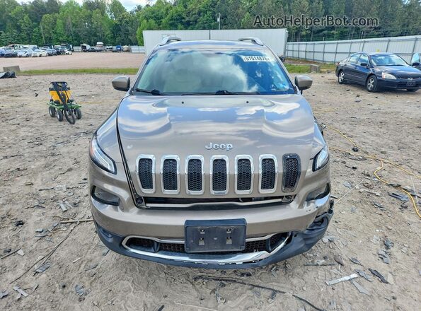 1C4PJMDS1HW657462 2017 JEEP CHEROKEE Brown Widok z przodu