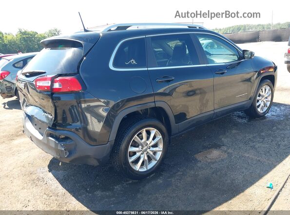 1C4PJMDS2GW365432 2016 JEEP CHEROKEE Черный Задняя правая четверть