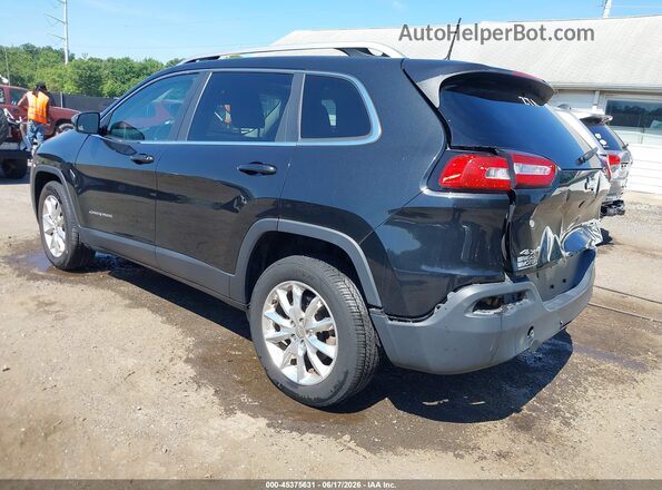 1C4PJMDS2GW365432 2016 JEEP CHEROKEE Черный Задняя левая четверть