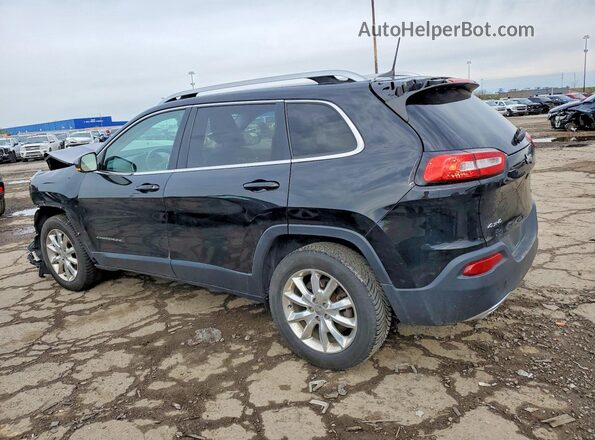 1C4PJMDS2HW557094 2017 JEEP CHEROKEE Черный Задняя левая четверть